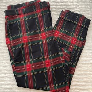 Ralph Lauren Christmas Tartan Plaid Slacks